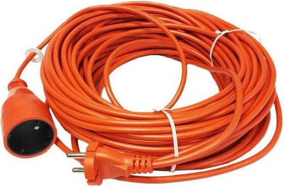 AWTools Przedłużacz ogrodowy jednogniazdowy bez uziemienia 2 x 1mm 10A 25m (AW70203)