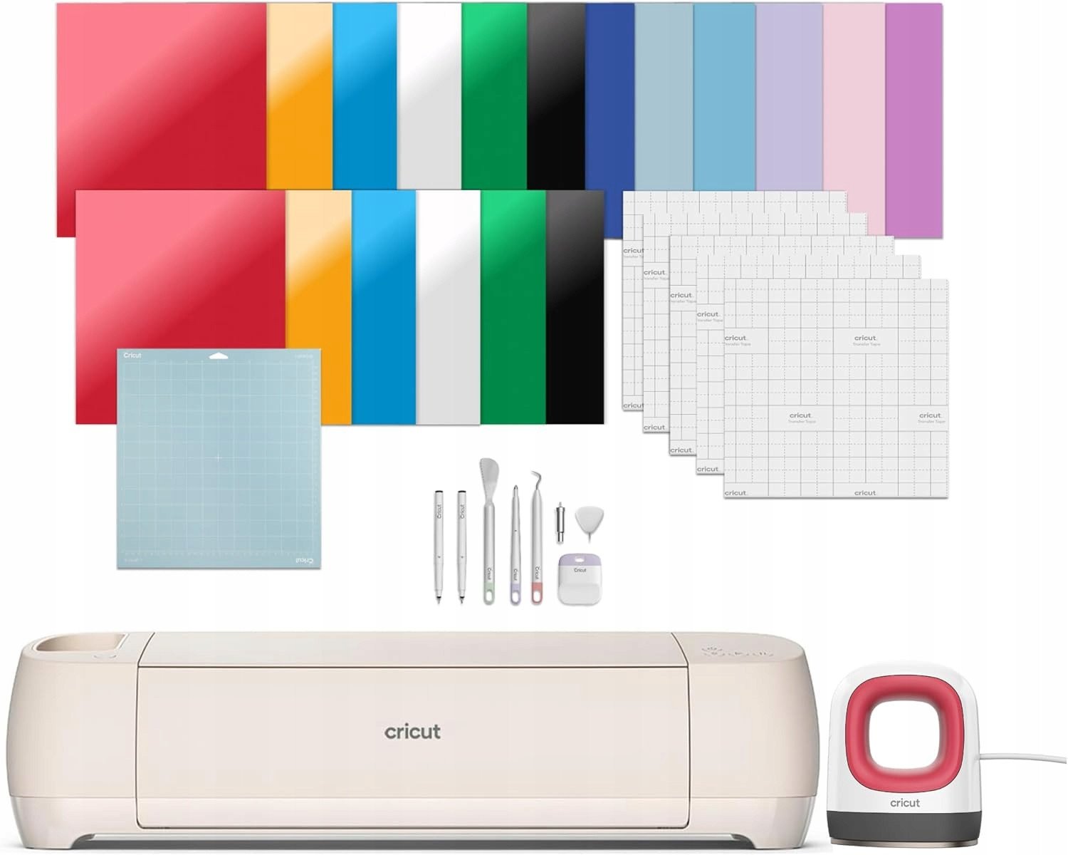 Ploter Cricut Explore 4 Ploter zestaw Essentials z EasyPress