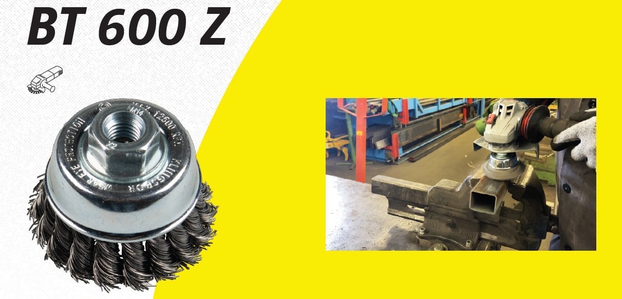 Klingspor K.SZCZOTKA GARNKOWA 65mm M14 BT600Z DRUT SKRĘCANY