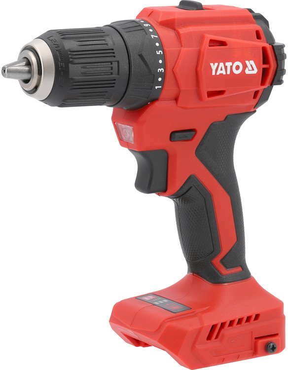 Wiertarko-wkrętarka Yato YATO WIERTARKO WKRĘTARKA AKUMULATOROWA BEZSZCZOTKOWA LED 18V 45Nm KORPUS