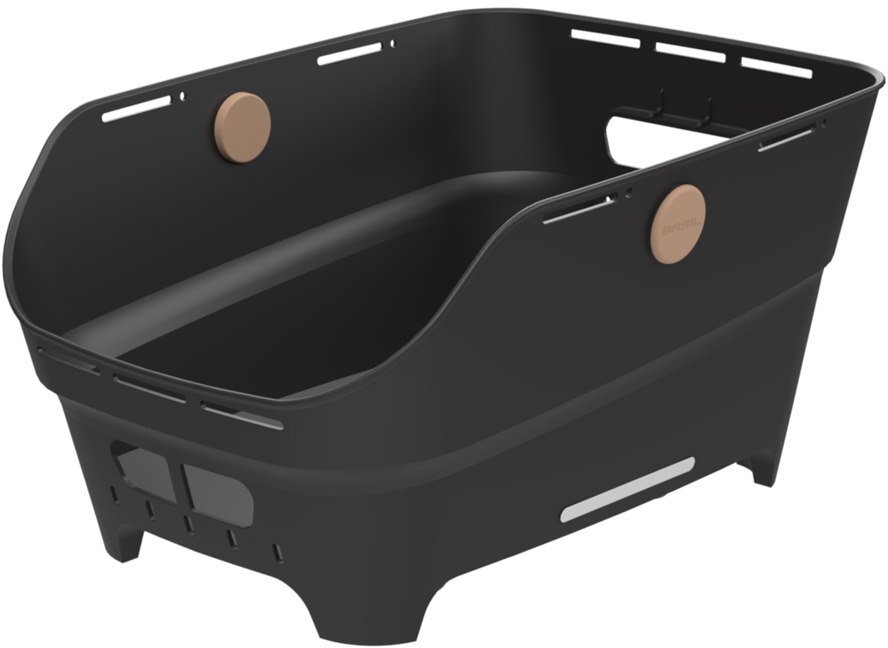 Basil Kosz tylny na bagażnik CENTO NEO rear bicycle basket, 21L WSL System, black (BAS-20036)