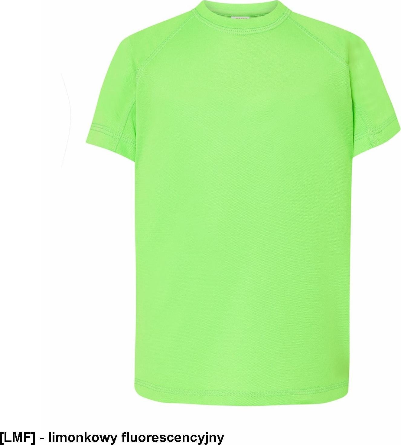 JHK TSRKSPOR SPORT KID - T-shirt dziecięcy z krótkim rękawem - limonkowy fluorescencyjny - wzrost 11...