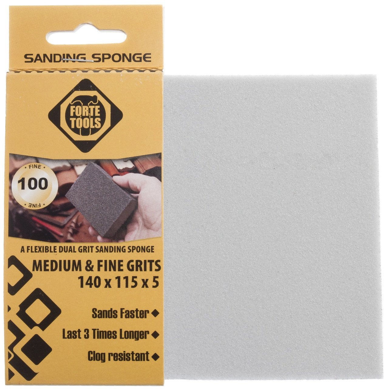 Forte GRINDING SPONGE 140X115X5 MM