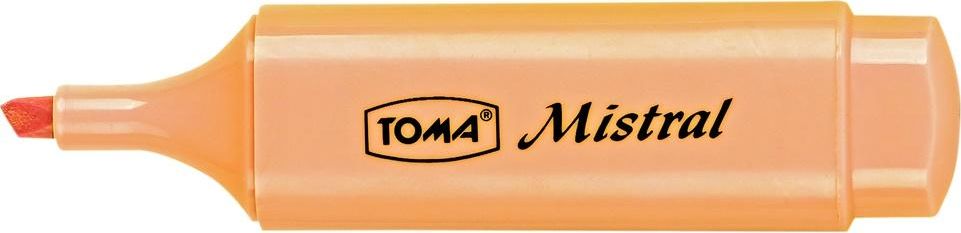 Toma Zakreślacz Mistral Pastel pomarańczowy (10szt)TOMA