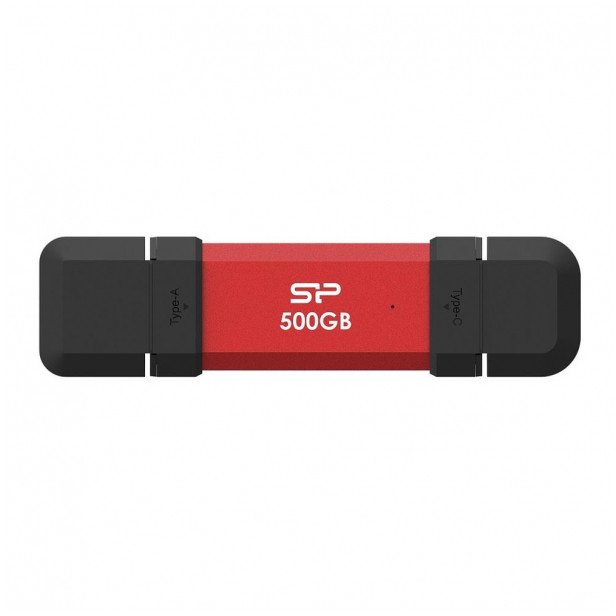 Dysk zewnętrzny SSD Silicon Power DS72 500GB Czerwony (SP500GBUC3S72VPR)