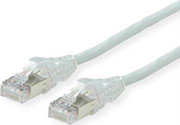 DTWYLER Kabel krosowy Kat.6A (klasa EA) S/FTP, CU 7702 flex LSOH, AMP v2, szary, 7,5 m