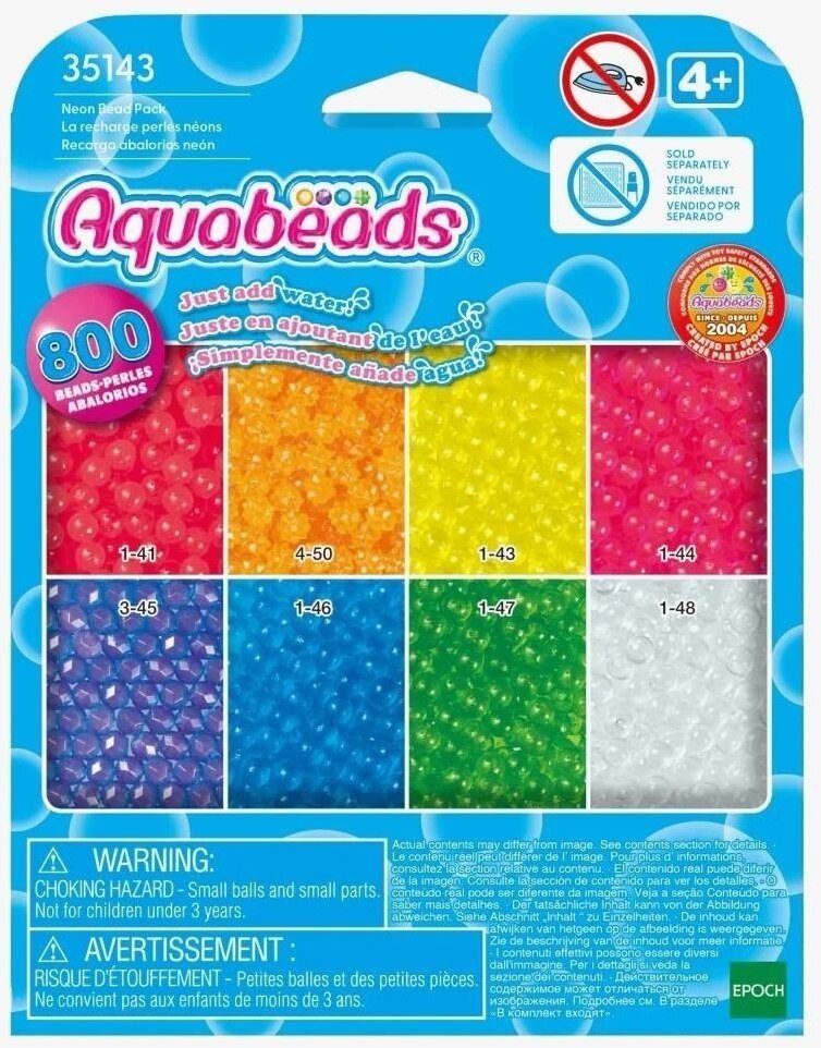 Epoch Aquabeads Neonowe koraliki