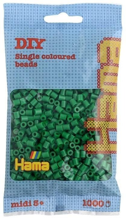 Hama Koraliki Midi w woreczku 1000el zielone