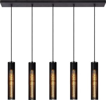 Lampa wisząca Lucide Lampa wisząca czarna Lucide LIONEL długa 73406/05/30