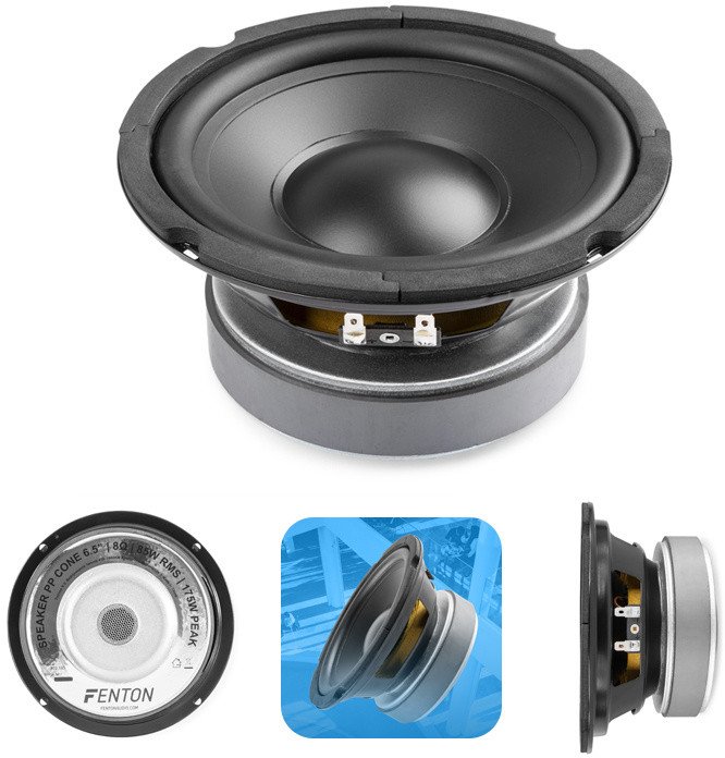 Kolumna Fenton Głośnik niskotonowy Hi-Fi 6,5" 175W 8 Ohm WPP16 one size