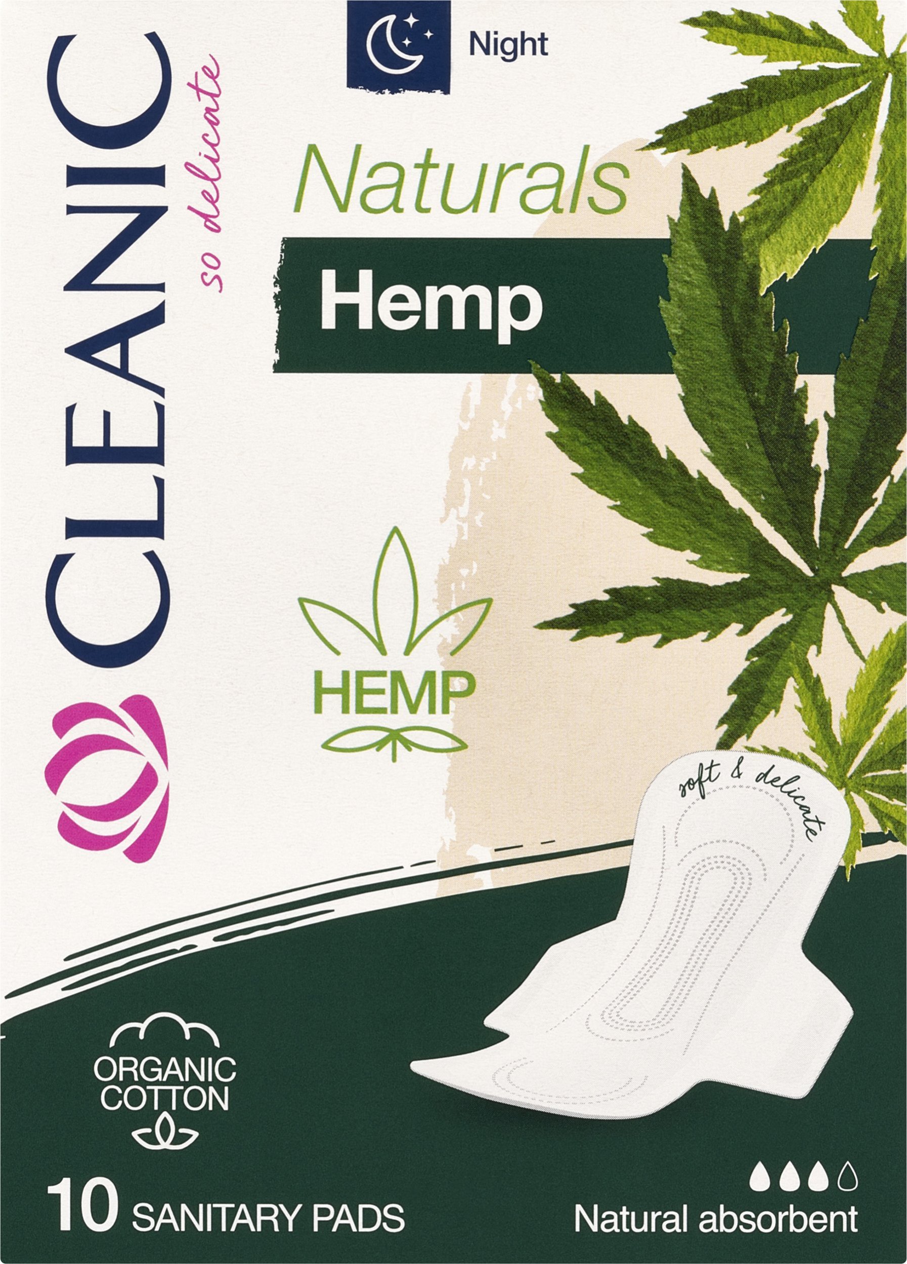 Cleanic CLEANIC Podpaski Higieniczne Naturals* 10s