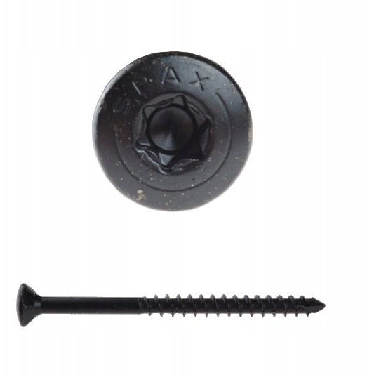 Spax Wkręty fasadowe T20 z łbem soczewkowym BLAX A2 4,5 mm x 60 mm, 100 szt. (25170404506021)