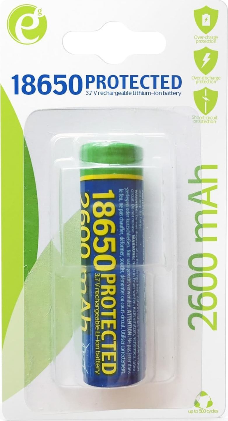 Gembird Akumulator Gembird typ 18650 Li-ion 2600 mAh