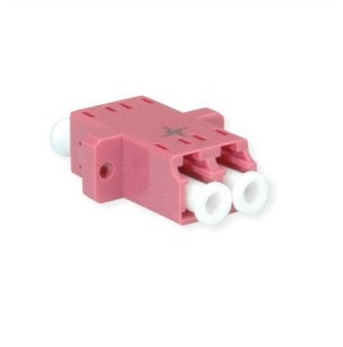 Adapter TELEGRTNER LC/APC Duplex, wielomodowy, tuleja z tworzywa sztucznego, obudowa z tworzywa sztucznego, fioletowy, Z77