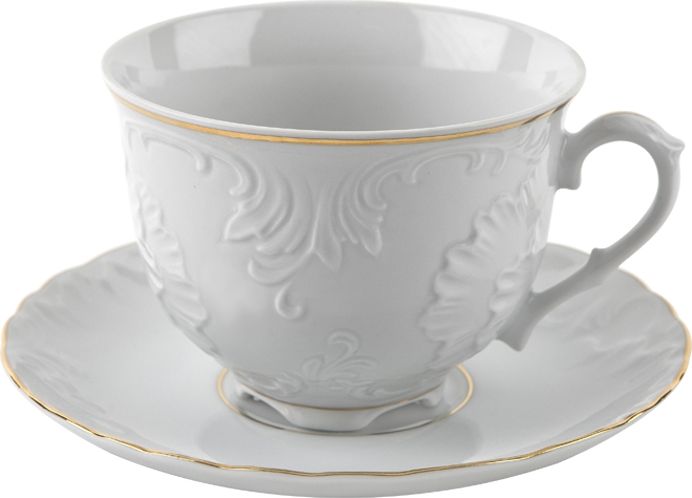 Ćmielów Filiżanka 330ml ze spodkiem Rococo