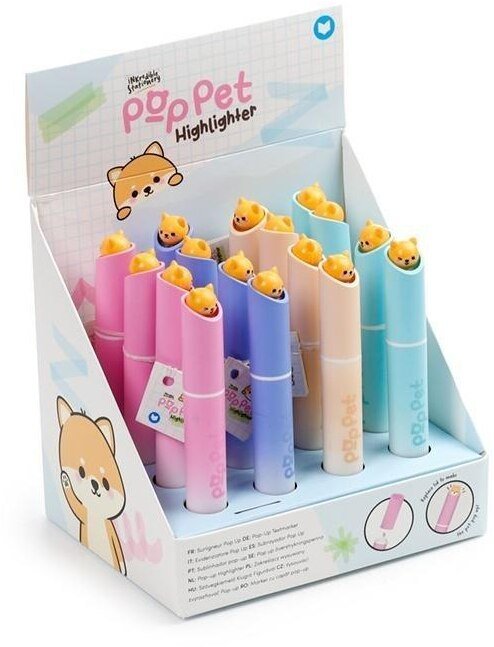 Puckator Zakreślacz Adoramals Pets Shiba Inu (16szt) (5056848204020)