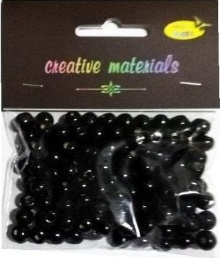 FANDY Koraliki drewniane czarne ok 26g ok150szt