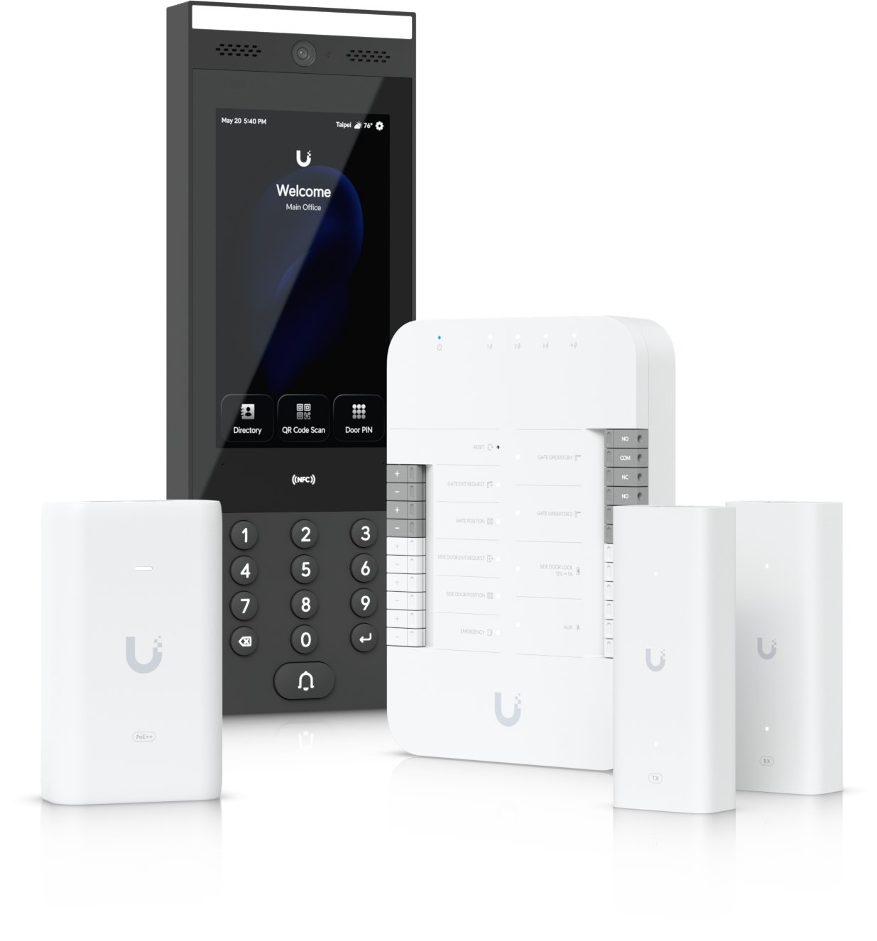   Ubiquiti Ubiquiti G3 Gate Starter Kit system ochrony dostępu Czarny, Szary, Biały