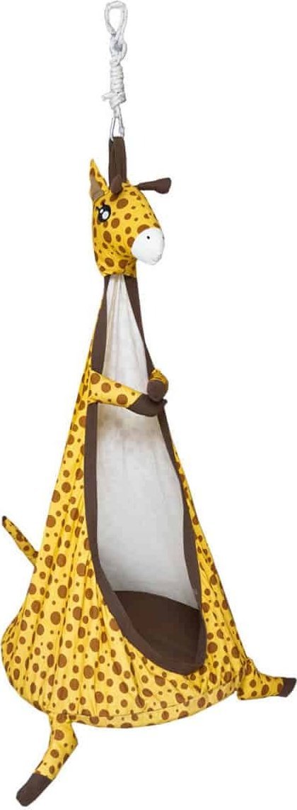 Huśtawka Małpiszon Huśtawka kokon + pompa Żyrafa żółty Kometa