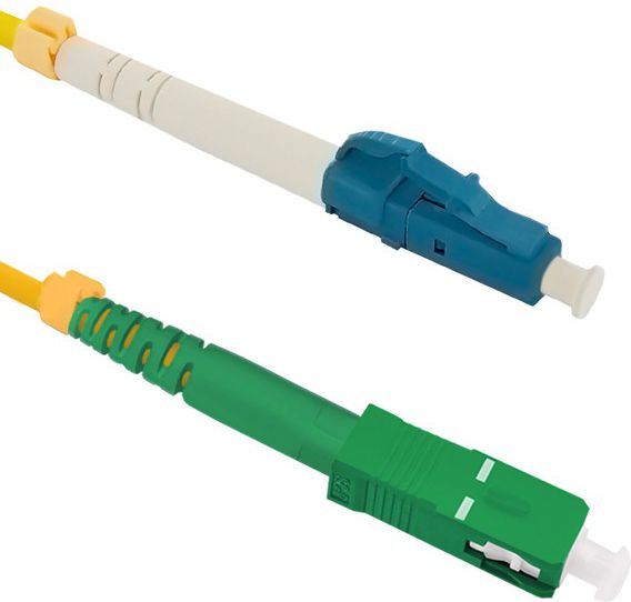 Qoltec Optic Patchcord LC/UPC - SC/APC simplex SM 9/125 G652D 1m (54331)