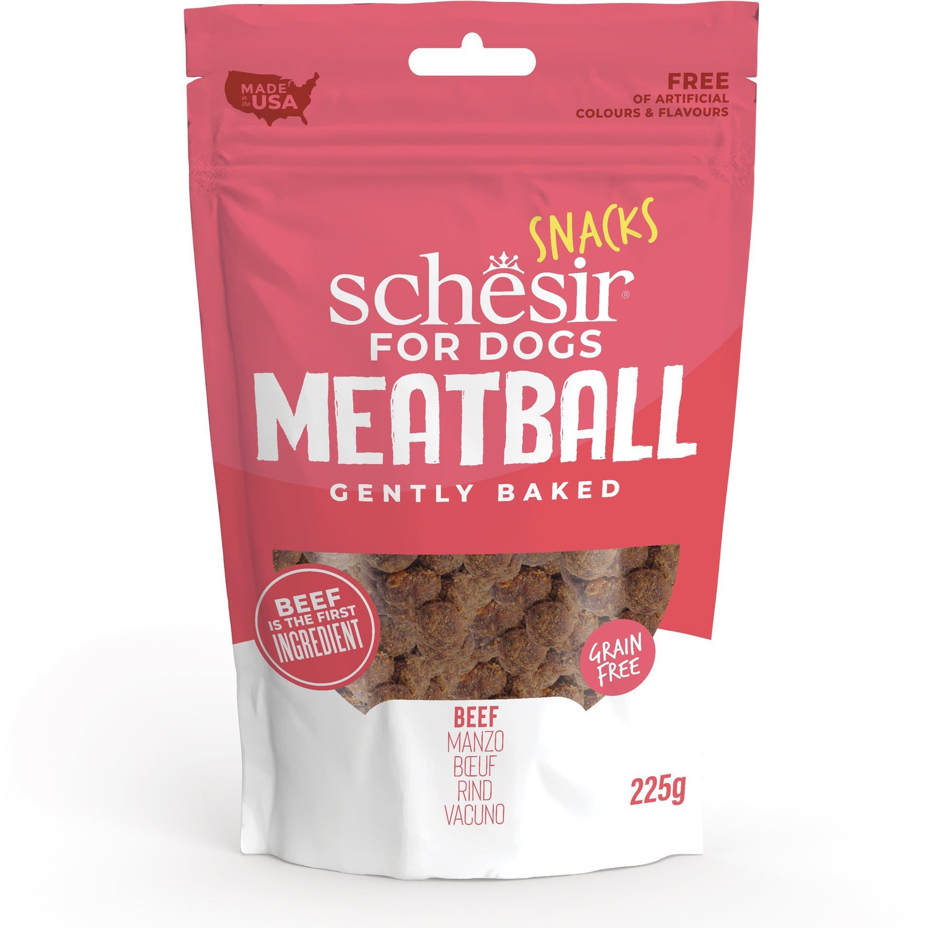 Michelin Meatball, przysmak, dla ps�w, kulki mi�sne wo�owe, 225 g, saszetka
