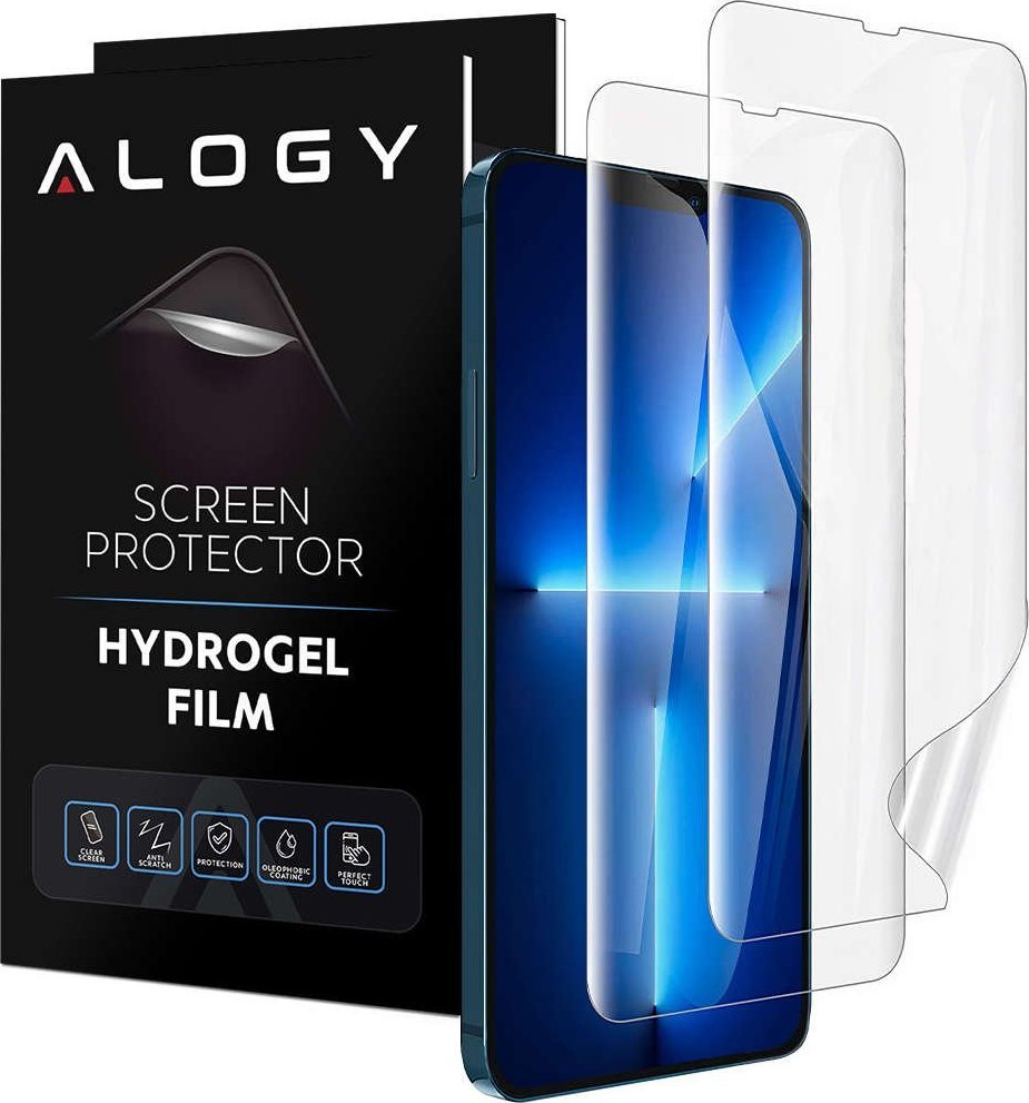 Фото - Захисне скло / плівка Alogy 2x Folia Hydrożelowa  Hydrogel Film ochronna powłoka na telefon 