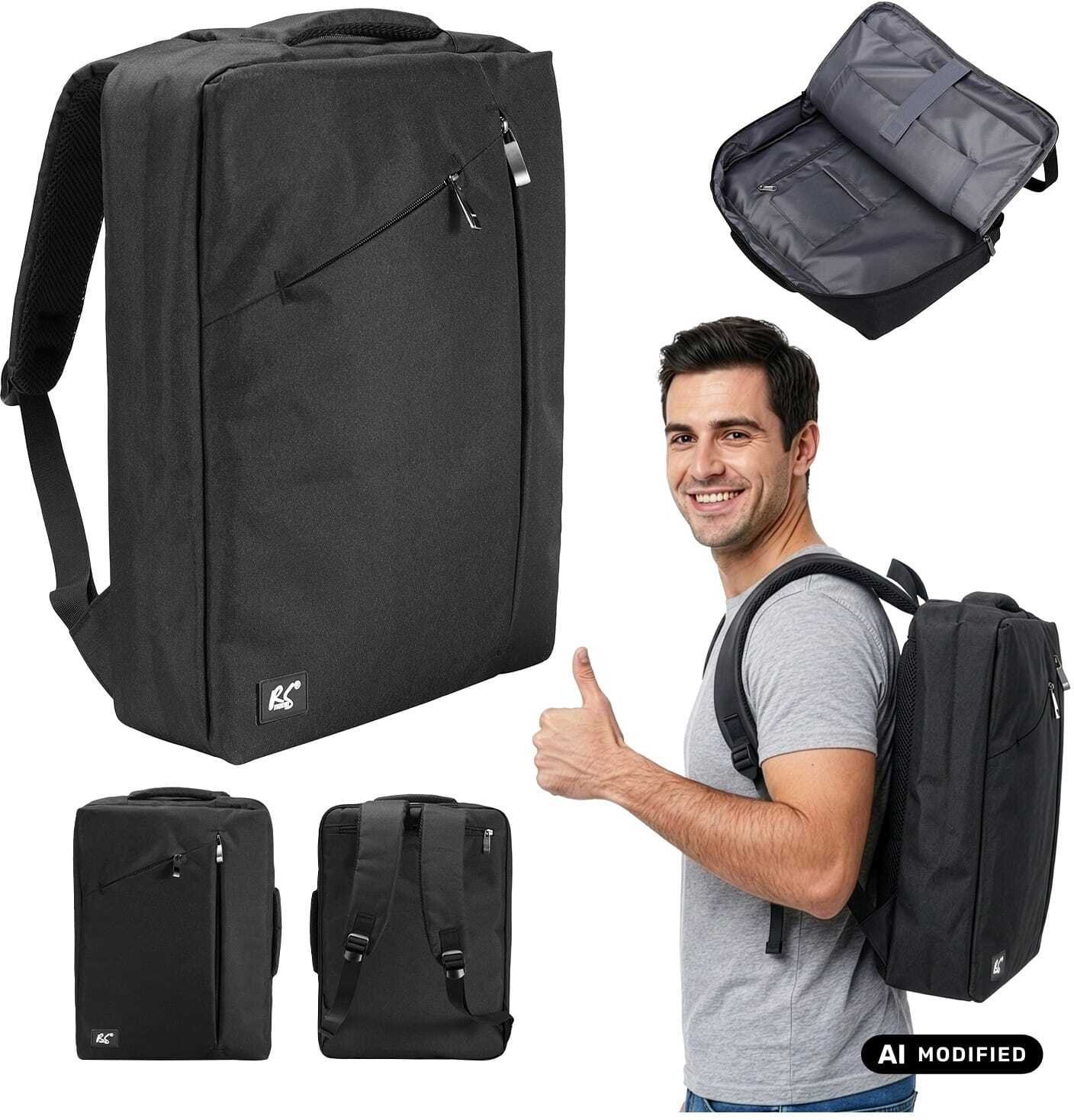 Torba NanoRS Plecak na laptopa , 15,6", czarny, 43*30*10 , wodoodporny RS203 B