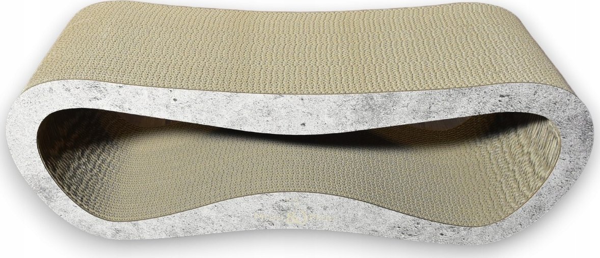 Drapak dla kota szary beton mega LEON | 78x28x24 cm | MruuPruu