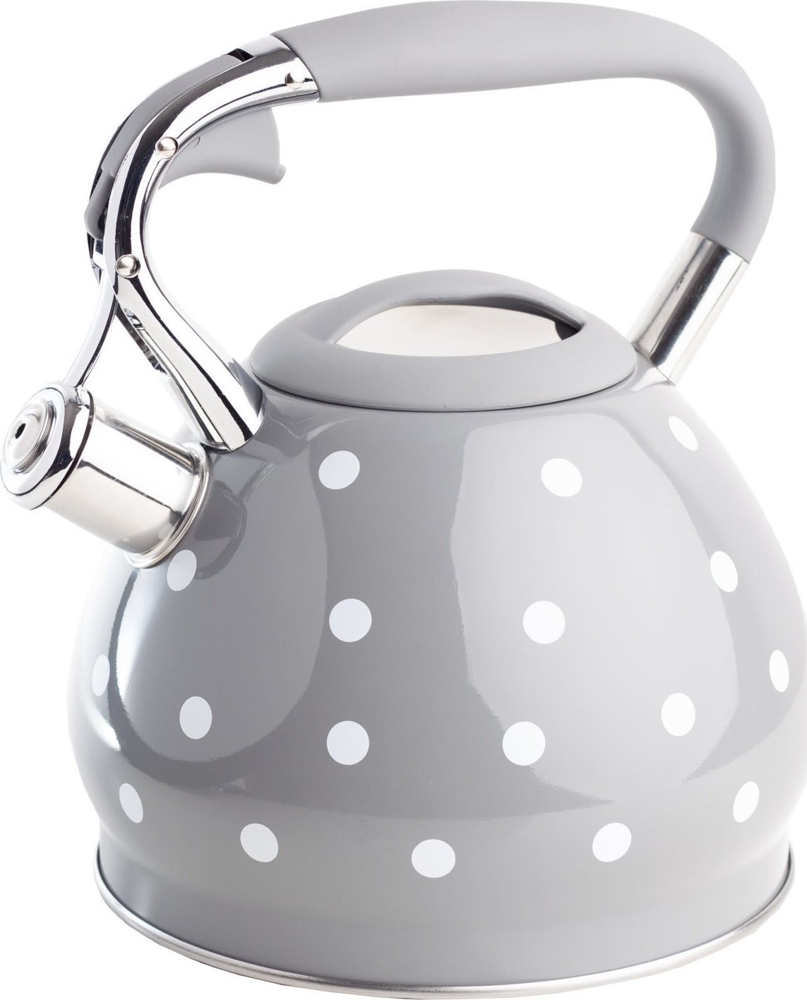 BERRETTI - Czajnik tradycyjny Cornelia - 3 L - szary - indukcja - gaz - BR-6286