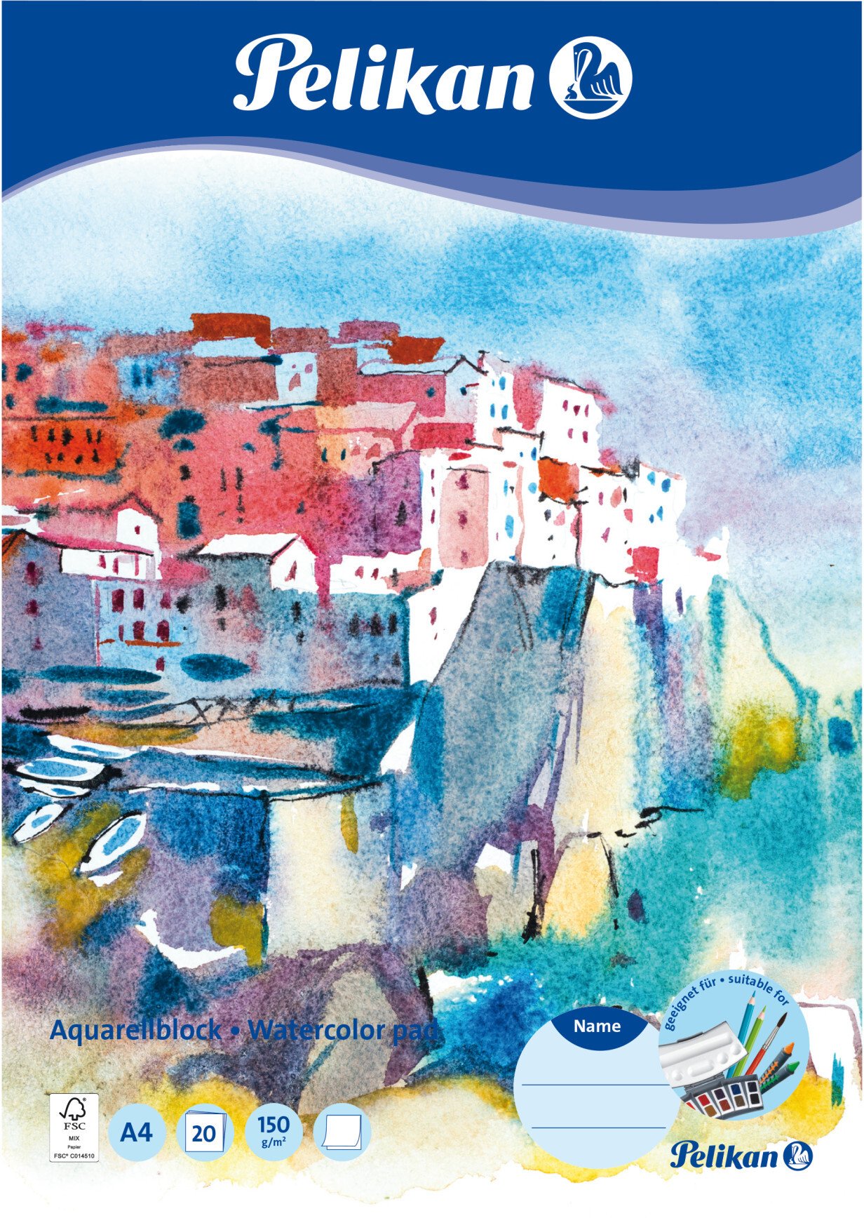 Pelikan Pelikan 236812 papier artystyczny Podkładka z papieru artystycznego 20 ark.