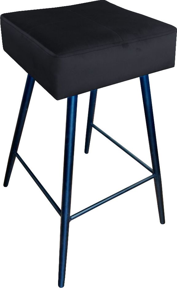 Atos Hoker OLIMP VELVET czarny w stylu loft ATOS