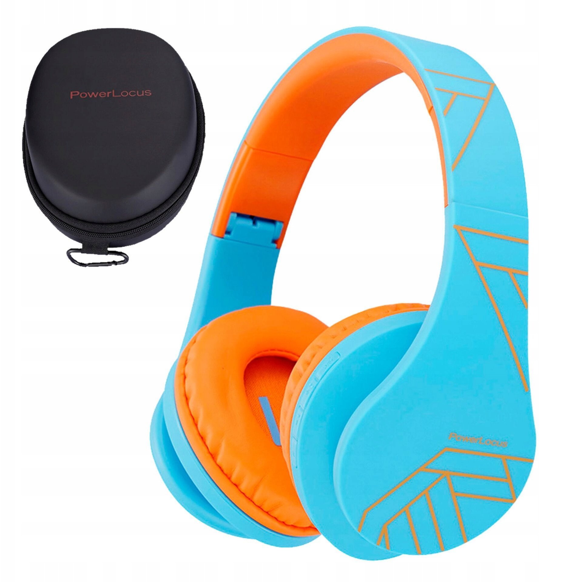 Słuchawki PowerLocus P2 Kids Headphones blue/orange