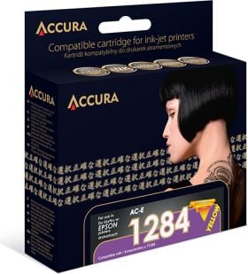 Tusz Accura Tusz AC-E1284Y / T1284 (Yellow)