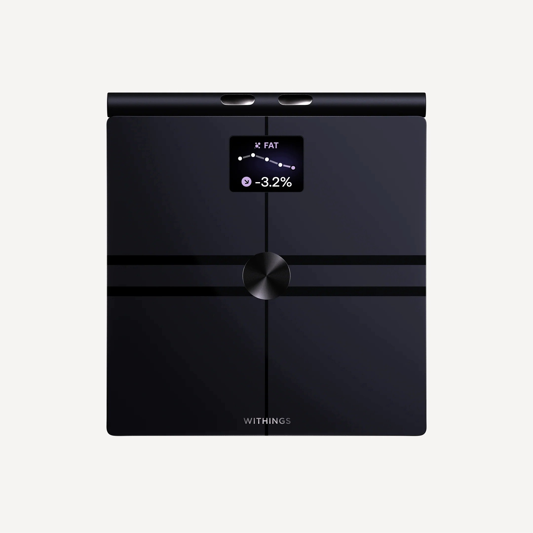 Waga łazienkowa Withings BodyFit - inteligentna waga ze strefową analizą masy ciała, analizą metabol...