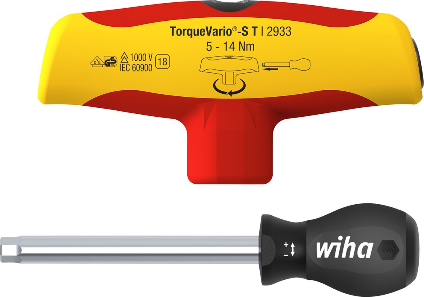 Zdjęcia - Wkrętak Wiha torque screwdriver with T-handle - 43177 