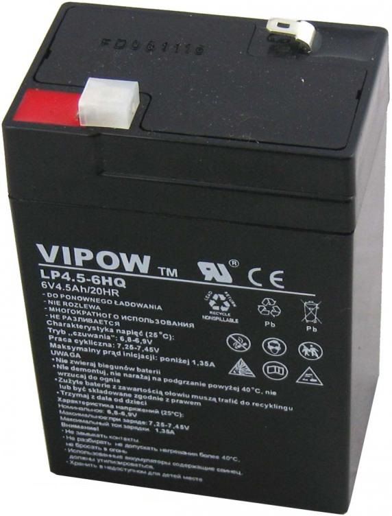 Vipow Akumulator 6V/4.5Ah (BAT0202)