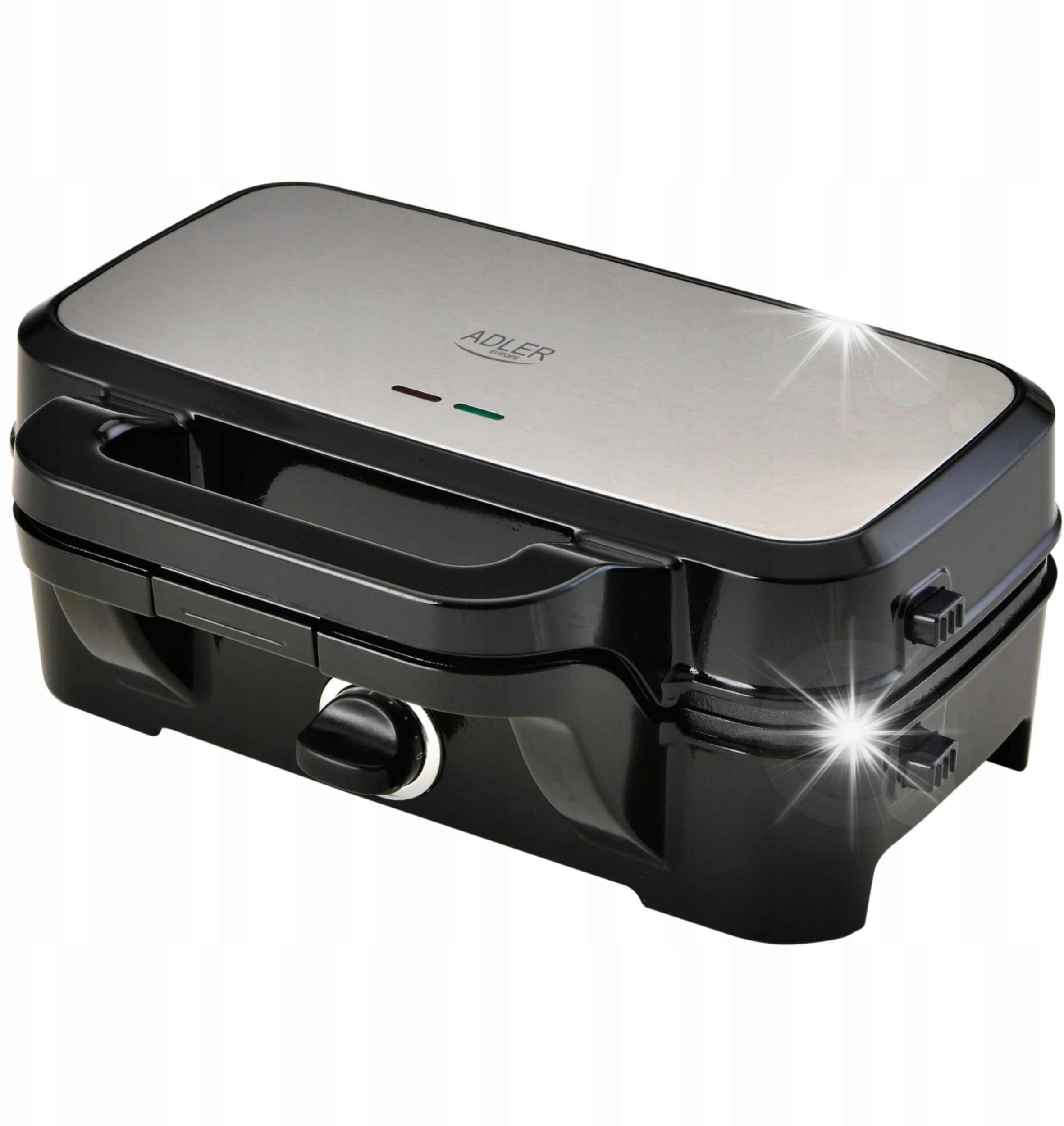 Opiekacz Adler Opiekacz 3W1 Do Kuchni Grill Gofrownica Sandwich Toster Mocny AGD Drobne