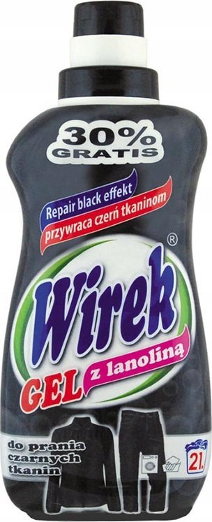 Wirek Żel do prania czarnych tkanin, 1 l