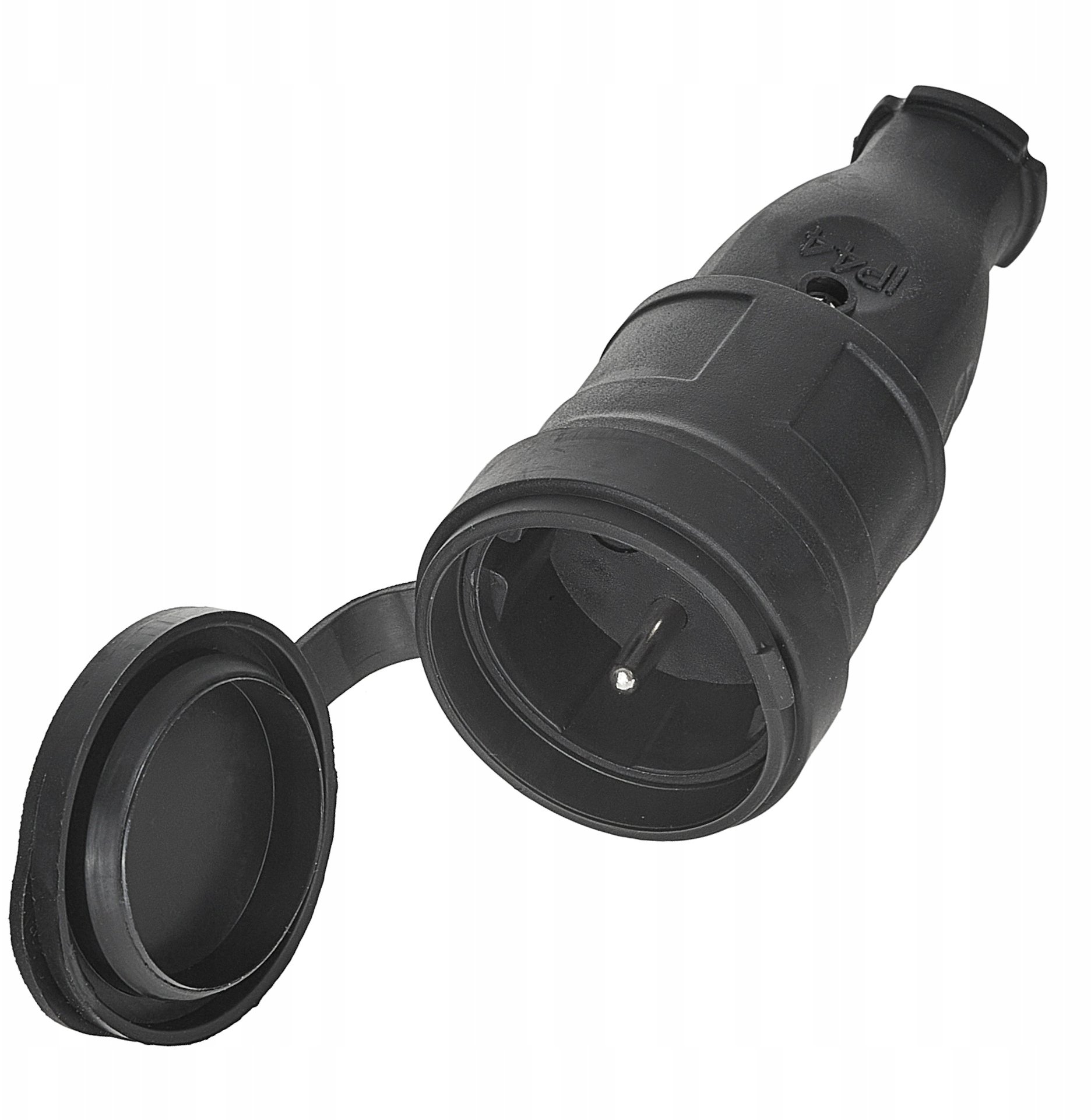 Geko Gniazdo gumowe z klapką 16A IP44 (120)