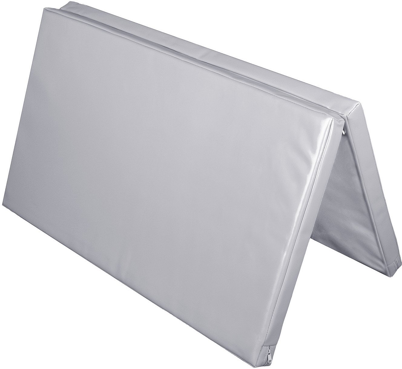 UnderFit Materac dwuczęściowy z rzepami UNDERFIT 130 x 120 x 6 cm twardy szary
