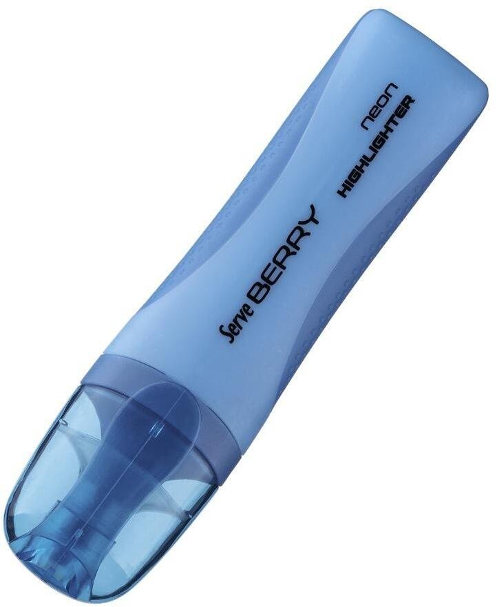 Serve Zakreślacz Berry neon niebieski