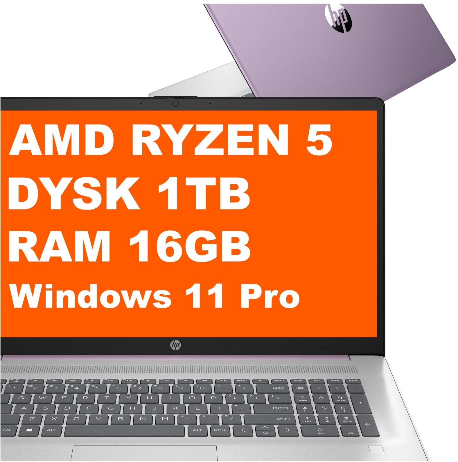 HP 17-cp2038ds Ryzen 5 7520U / 16 GB / 1 TB / W11 Pro (C2MK2UA)