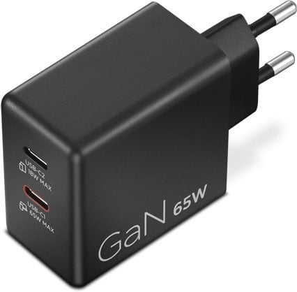 Zasilacz do laptopa Lenovo Accessories Dual USB-C 65W GaN Power Adapter BK-EU
