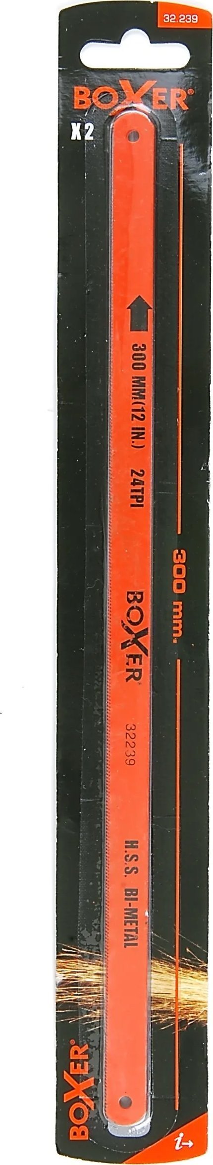 BOXER Nedstrygerklinger 300 mm. - 2 stk. - Bi-metal