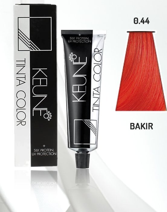 Keune , Tinta Color, Permanent Hair Dye, 0/44 Copper, 60 ml For Women