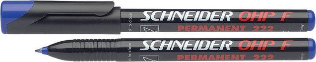 Staples SCHNEIDER Foliopis OHP F, 0,7mm, niebieski