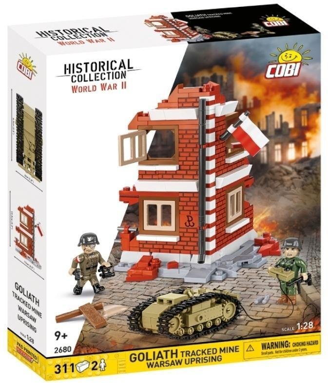 Cobi Klocki Goliath Sterowana mina z Powstania Warszawskiego 311 element�w (5902251026806)