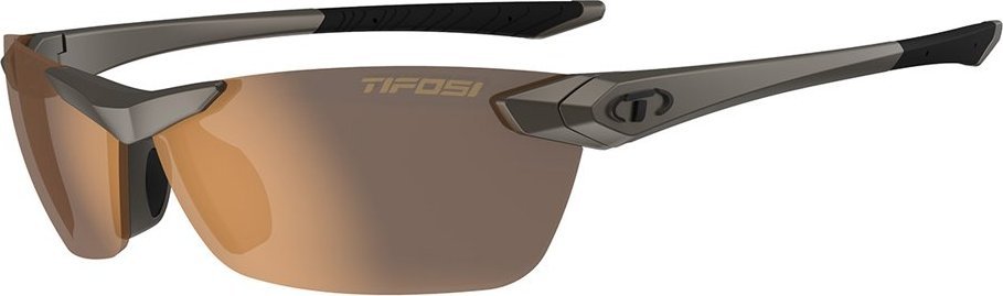 Фото - Сонцезахисні окуляри TIFOSI Okulary TIFOSI SEEK 2.0 POLARIZED iron (1 szkło Brown 15,4 transmis