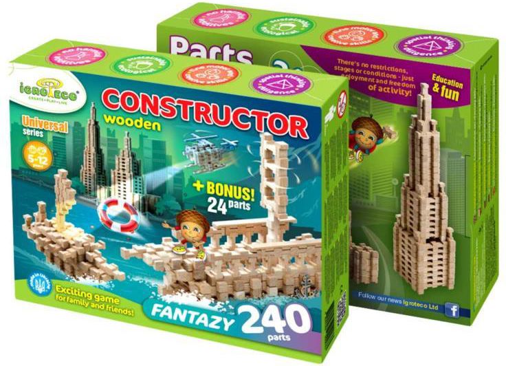 Igroteco Klocki Fantazja 240 części