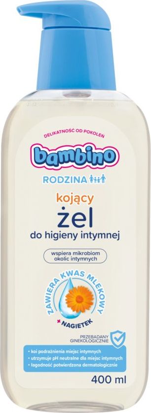 Bambino Żel do higieny intymnej kojący Nagietek 400ml